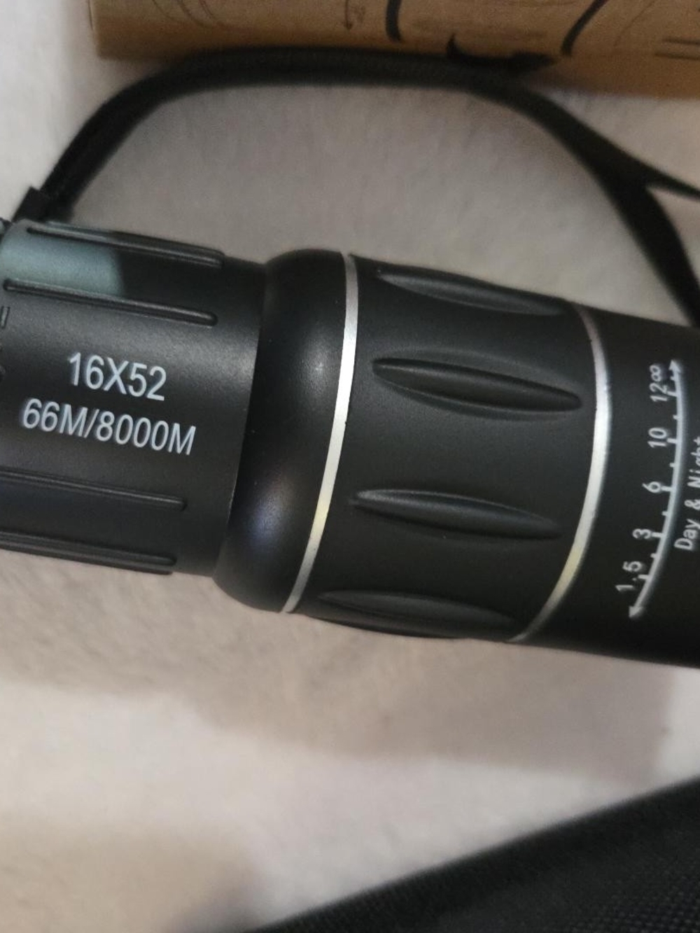 Pankoo 16X52 Monocular Telescope Black